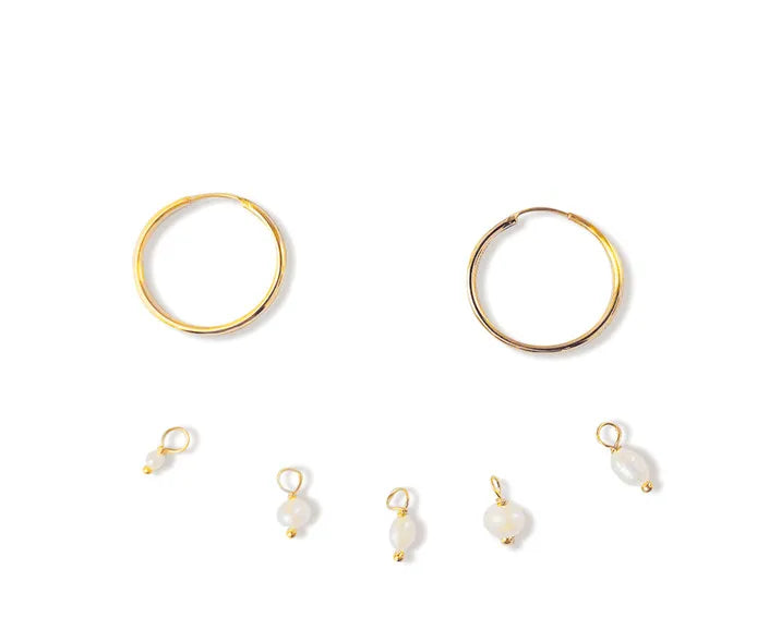 Irregular Freshwater Pearl Earrings