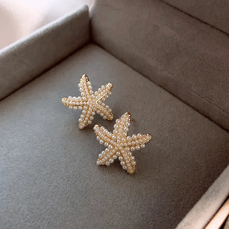 Starfish Charm Earrings