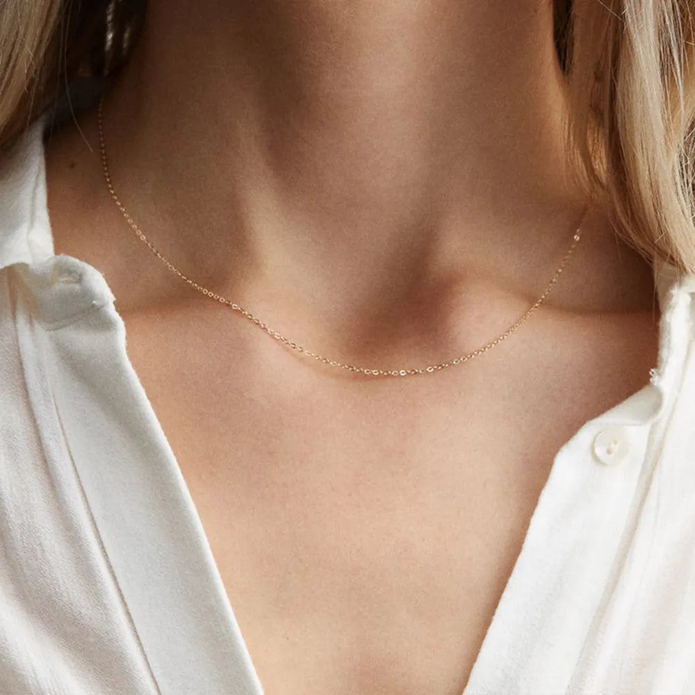 Elegant Gold Chain Necklace