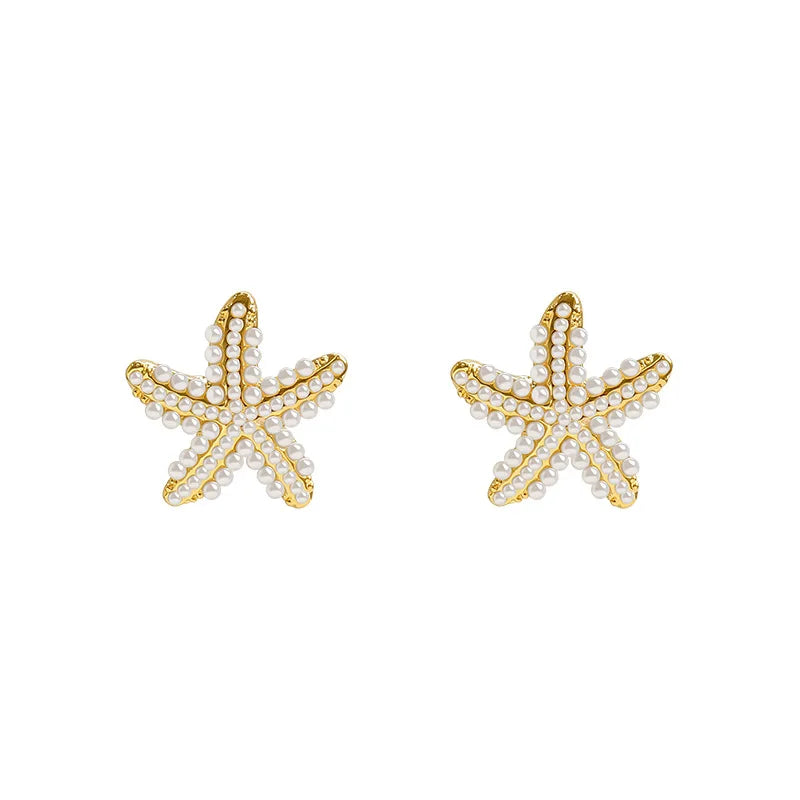 Starfish Charm Earrings